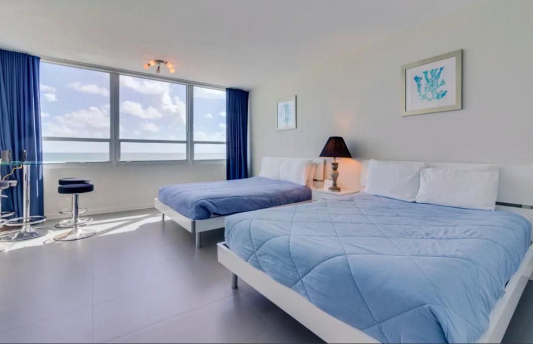 Castle 835 Oceanview Studio On Beach With Pool, Gym, Bars, And Free Parking 마이애미 비치 외부 사진