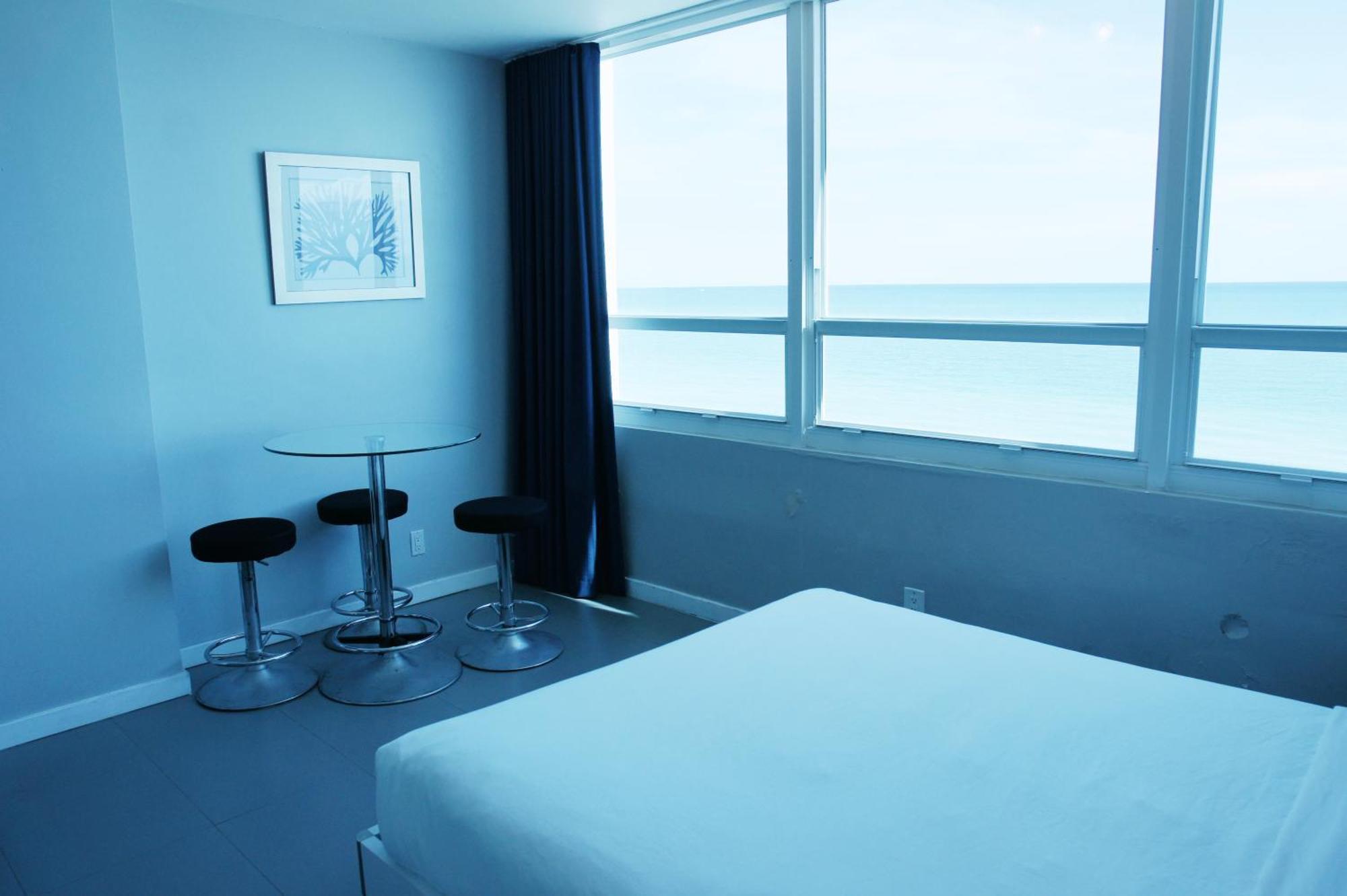 Castle 835 Oceanview Studio On Beach With Pool, Gym, Bars, And Free Parking 마이애미 비치 외부 사진