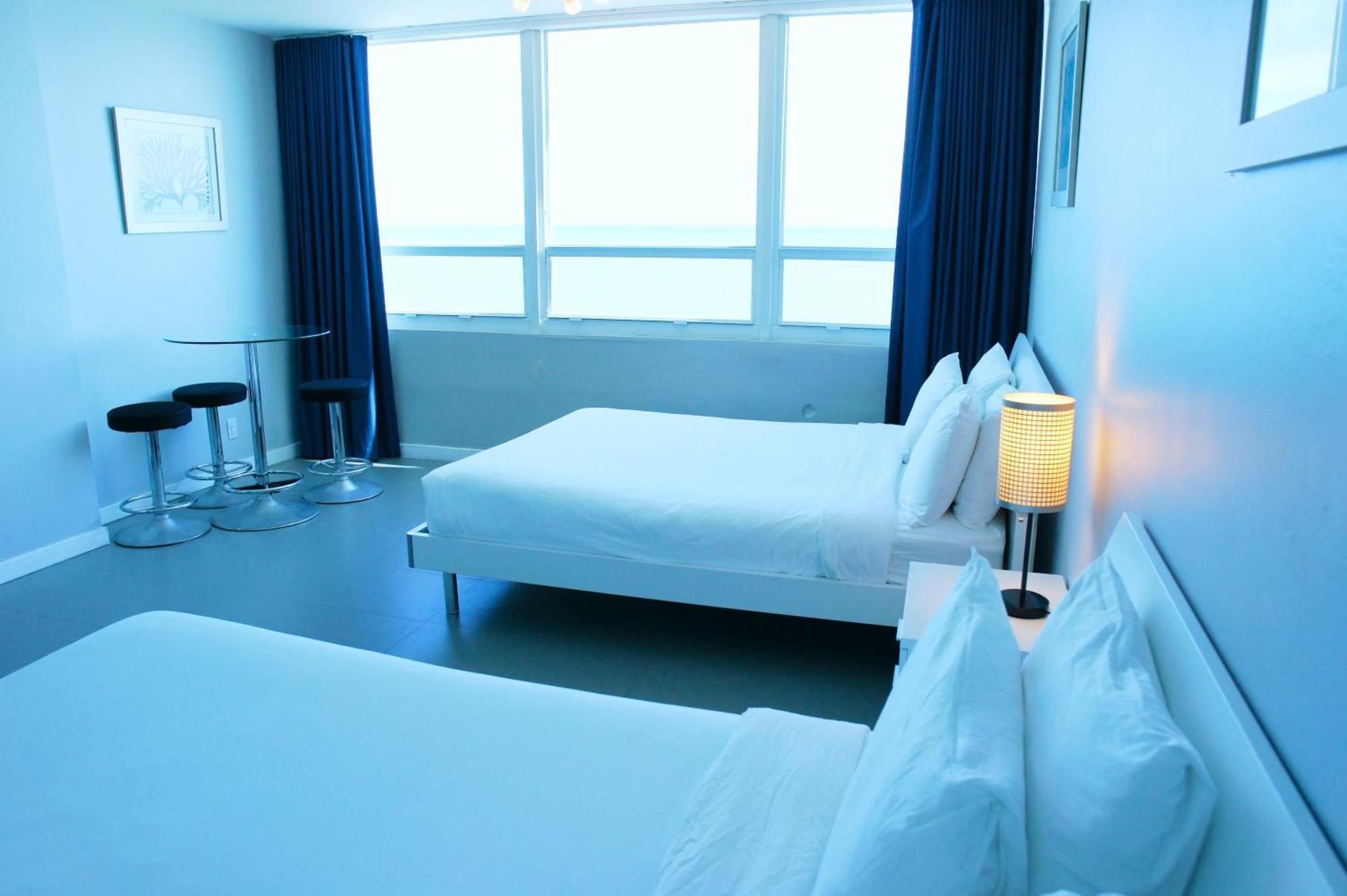 Castle 835 Oceanview Studio On Beach With Pool, Gym, Bars, And Free Parking 마이애미 비치 외부 사진