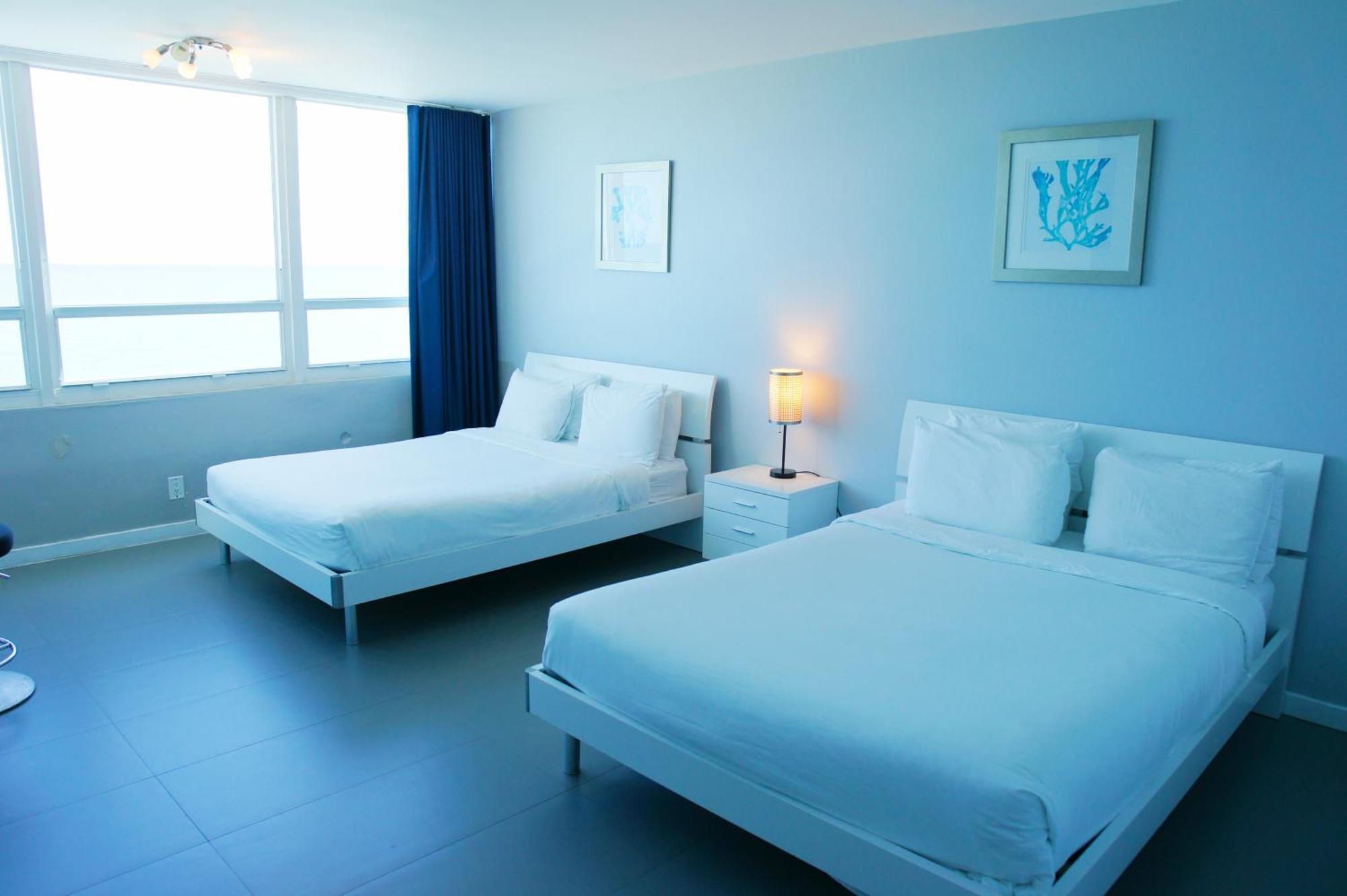 Castle 835 Oceanview Studio On Beach With Pool, Gym, Bars, And Free Parking 마이애미 비치 외부 사진
